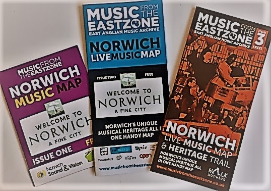 NORWICH MUSIC MAP